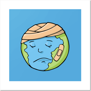 Earth Injured Posters and Art